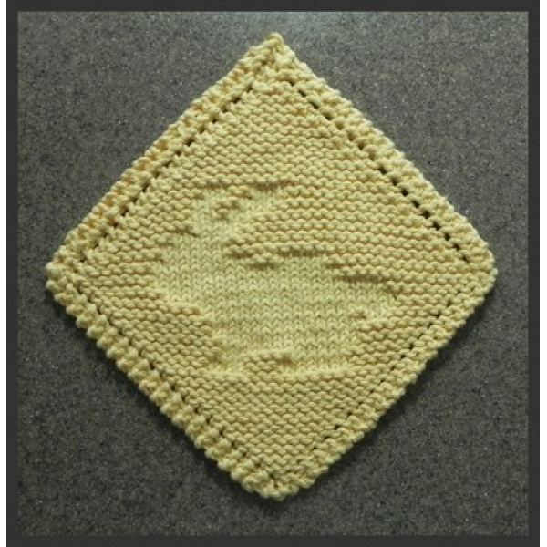 Diagonal bunny rabbit knit pattern, grandma's favorite
