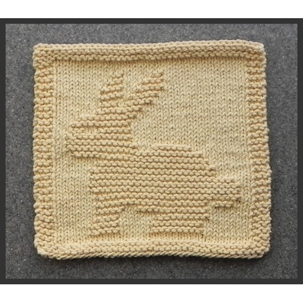 Bunny rabbit baby wash cloth pattern