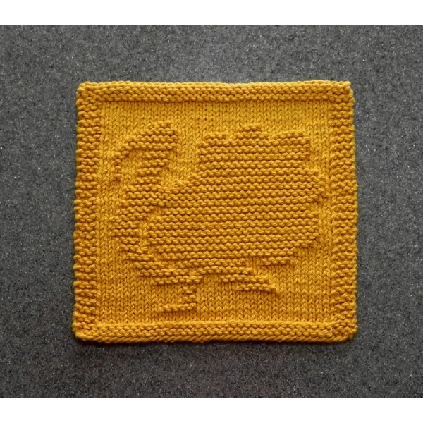 Thanksgiving TURKEY Knit Dishcloth Pattern