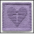 Cross in Heart Prayer Square Pattern (Knit)