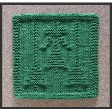 Christmas Bells & Bow Knit Pattern