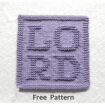 LORD Christian Knitting Pattern for Prayer Cloth