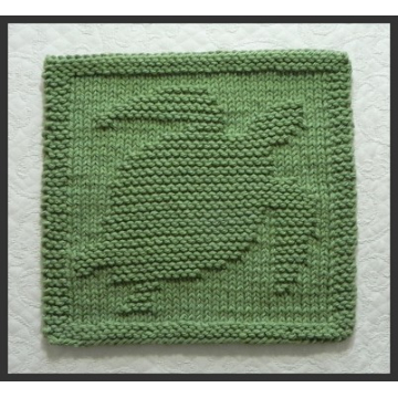 Sea Turtle Knitting Square Pattern