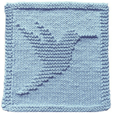 Andrea's HUMMINGBIRD Knit Dishcloth Pattern